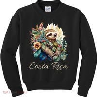 Costa Rica Tropical Sloth Kids Sweatshirt thumb 0