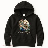 Costa Rica Tropical Sloth Kids Hoodie thumb 0