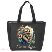Costa Rica Tropical Sloth Tote Bag thumb 0