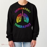 Cool Respiratory Therapy For Care Lung Doctor Rt Gift Women's Sweatshirt thumb 0