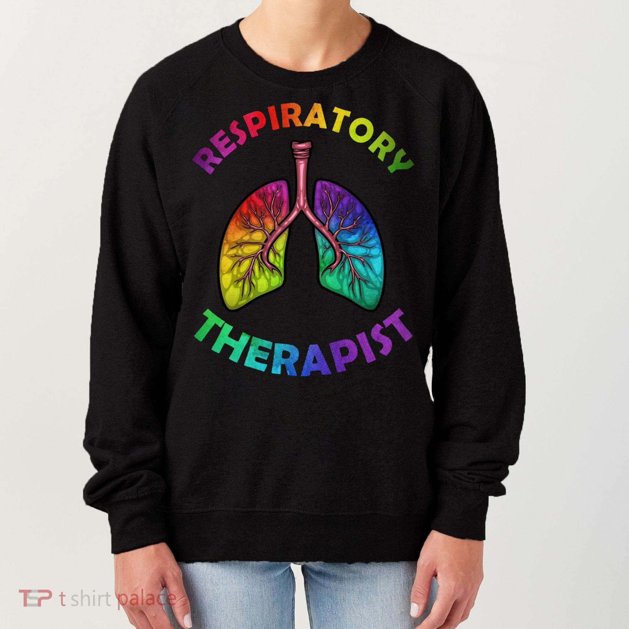 Cool Respiratory Therapy For Care Lung Doctor Rt Gift Women's Sweatshirt
