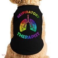 Cool Respiratory Therapy For Care Lung Doctor Rt Gift Doggie Tank thumb 0