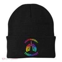 Cool Respiratory Therapy For Care Lung Doctor Rt Gift Beanie thumb 0