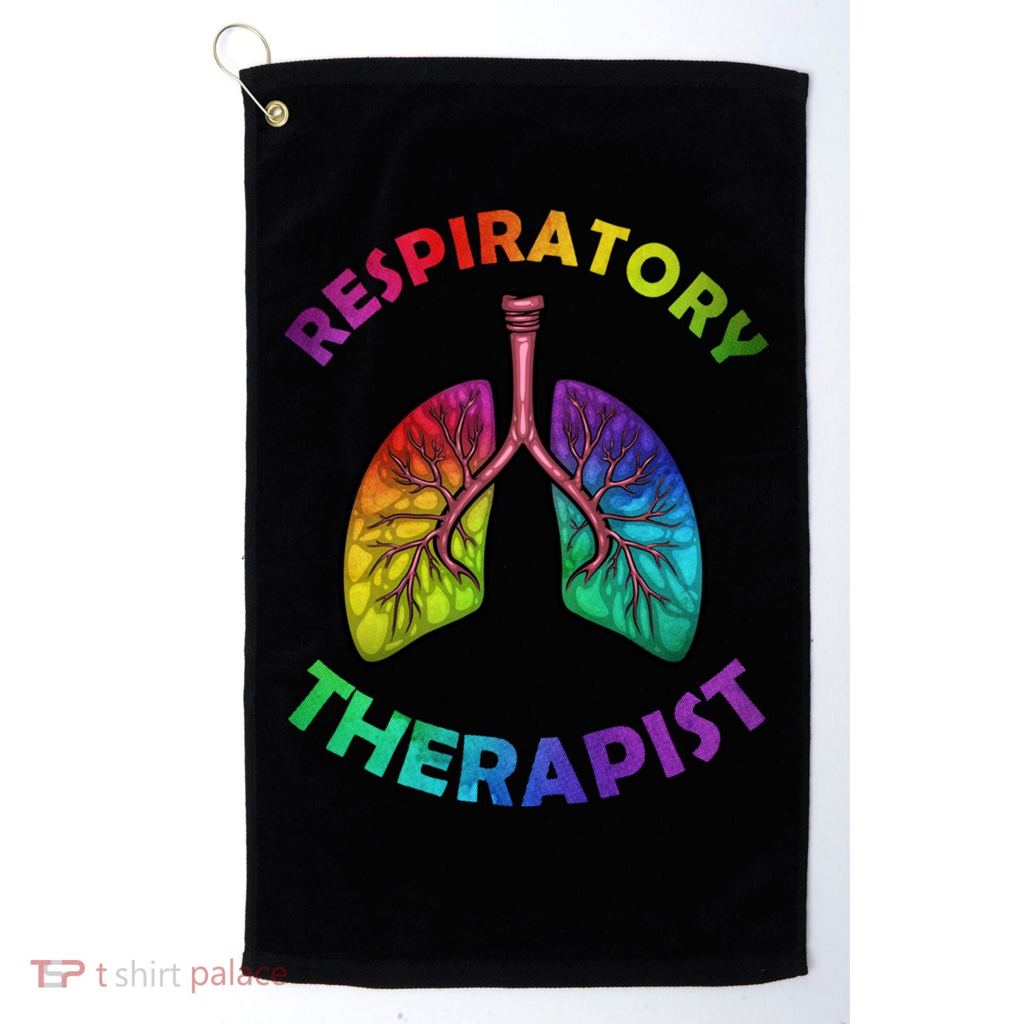 Cool Respiratory Therapy For Care Lung Doctor Rt Gift Golf Towel