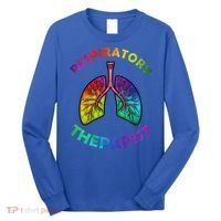 Cool Respiratory Therapy For Care Lung Doctor Rt Gift Long Sleeve Shirt thumb 0