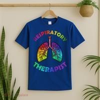 Cool Respiratory Therapy For Care Lung Doctor Rt Gift T-Shirt thumb 2