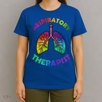 Cool Respiratory Therapy For Care Lung Doctor Rt Gift T-Shirt thumb 4