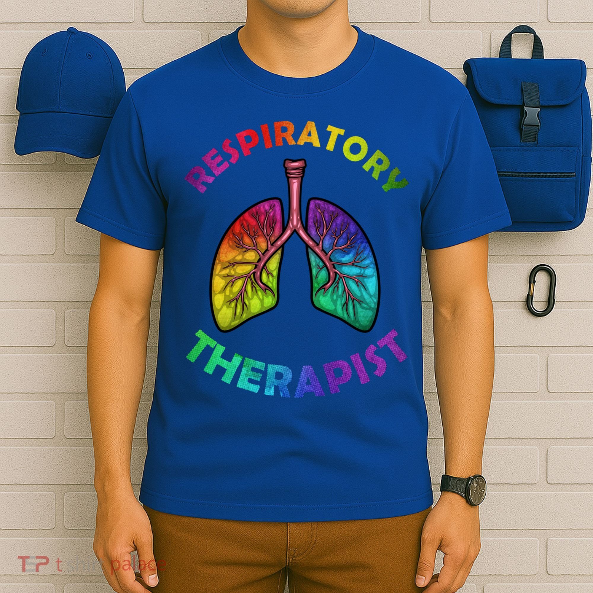 Cool Respiratory Therapy For Care Lung Doctor Rt Gift T-Shirt