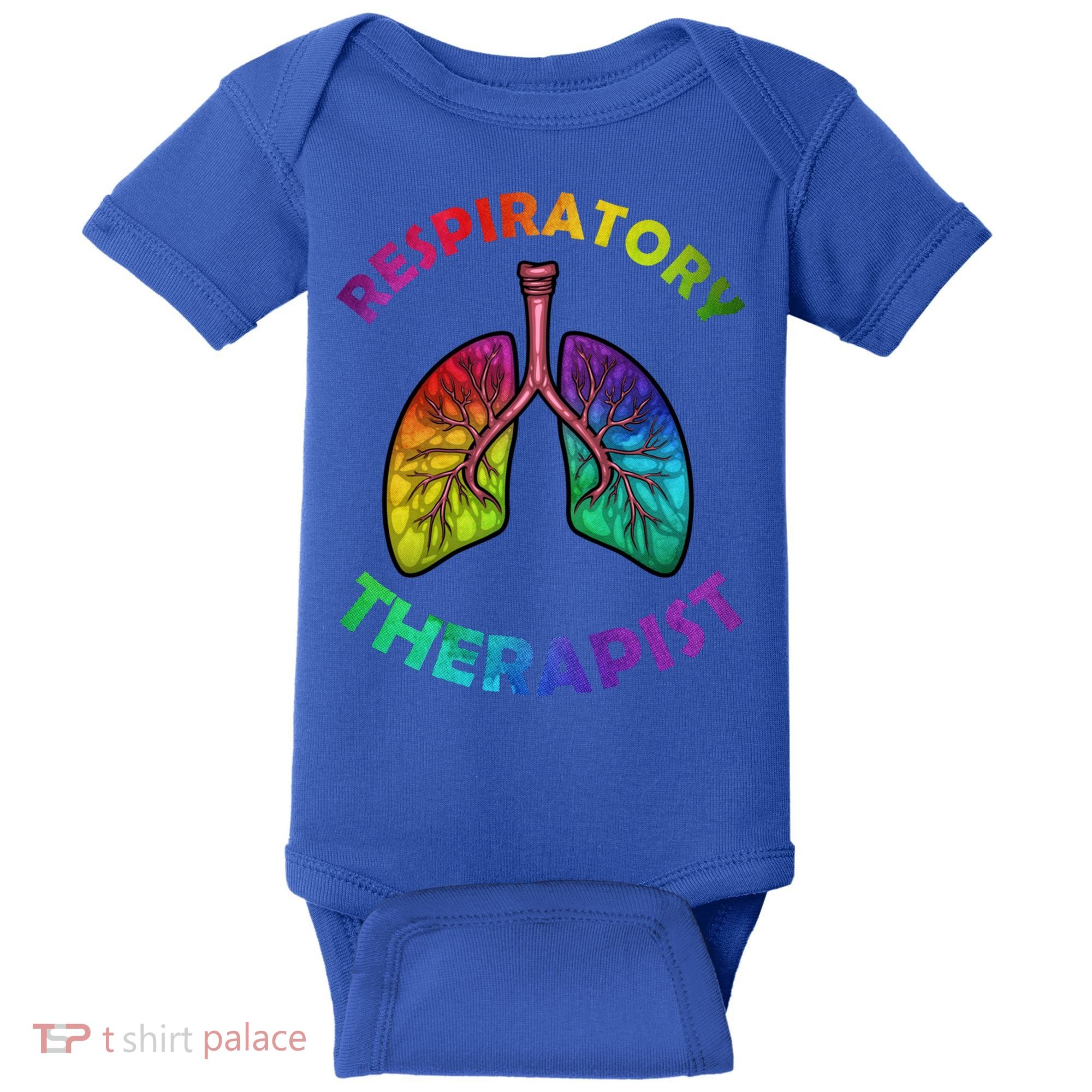 Cool Respiratory Therapy For Care Lung Doctor Rt Gift Baby Bodysuit