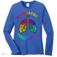 Cool Respiratory Therapy For Care Lung Doctor Rt Gift Women's Long Sleeve Shirt thumb 0
