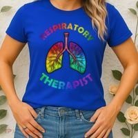 Cool Respiratory Therapy For Care Lung Doctor Rt Gift Women's T-Shirt thumb 2