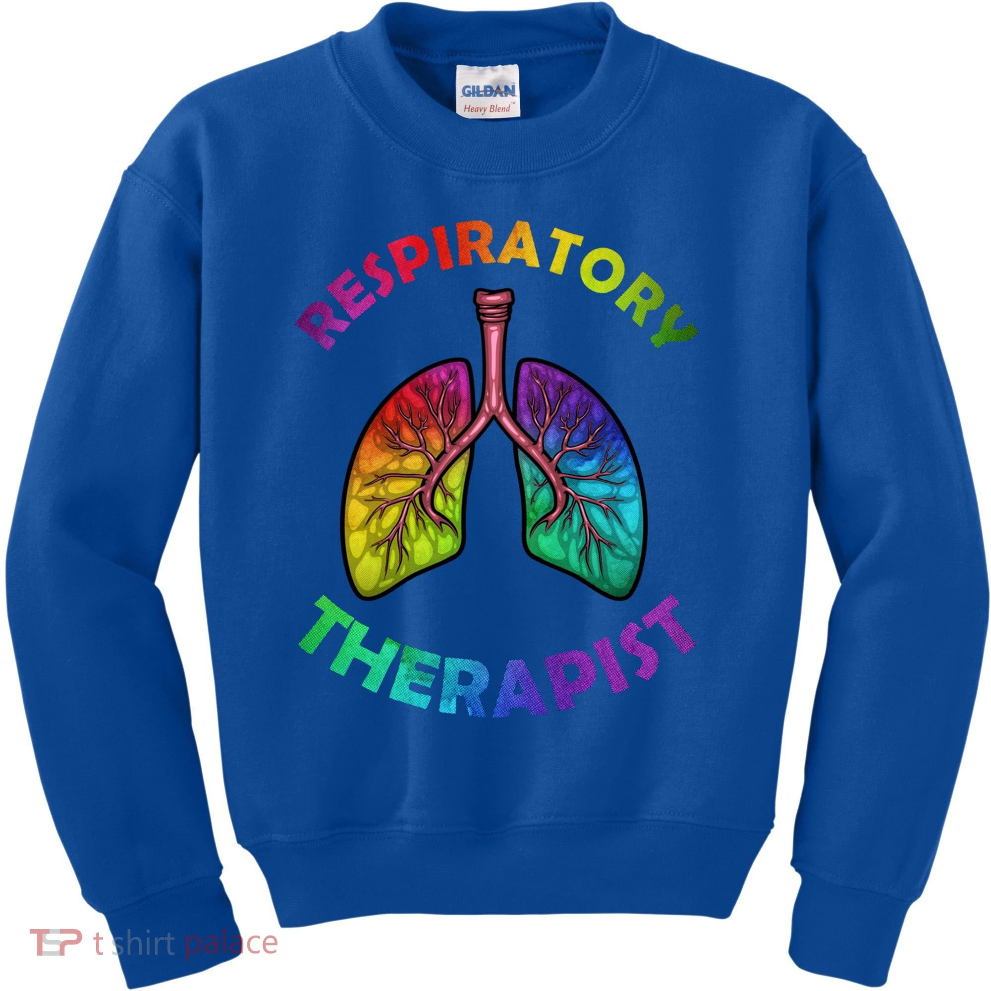 Cool Respiratory Therapy For Care Lung Doctor Rt Gift Kids Sweatshirt