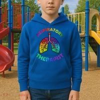 Cool Respiratory Therapy For Care Lung Doctor Rt Gift Kids Hoodie thumb 2