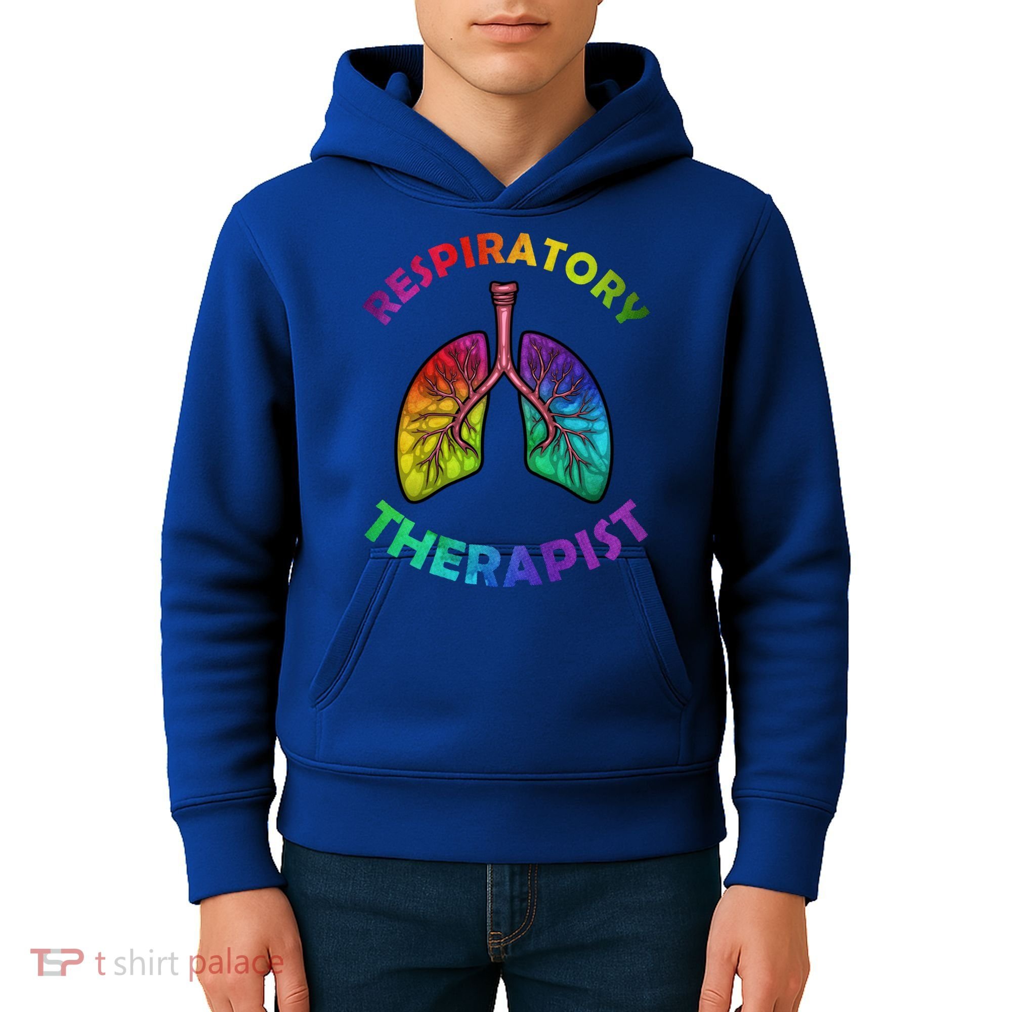 Cool Respiratory Therapy For Care Lung Doctor Rt Gift Kids Hoodie