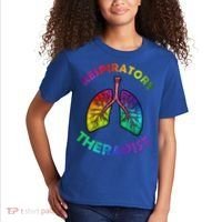 Cool Respiratory Therapy For Care Lung Doctor Rt Gift Kids T-Shirt thumb 2