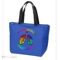Cool Respiratory Therapy For Care Lung Doctor Rt Gift Tote Bag thumb 3