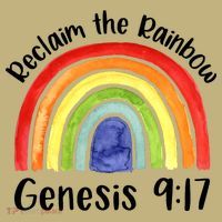 Christian Reclaim The Rainbow Jesus Lover Proverb Tee T-Shirt thumb 7