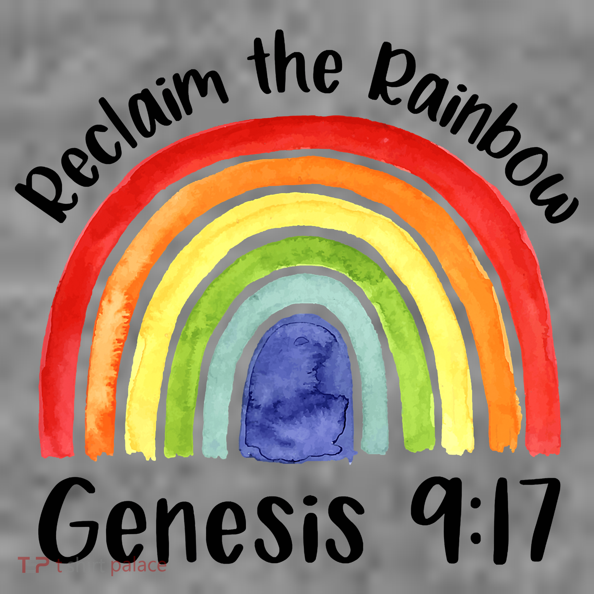 Christian Reclaim The Rainbow Jesus Lover Proverb Tee Toddler Hoodie