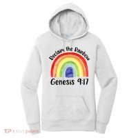 Christian Reclaim The Rainbow Jesus Lover Proverb Tee Women's Hoodie thumb 0
