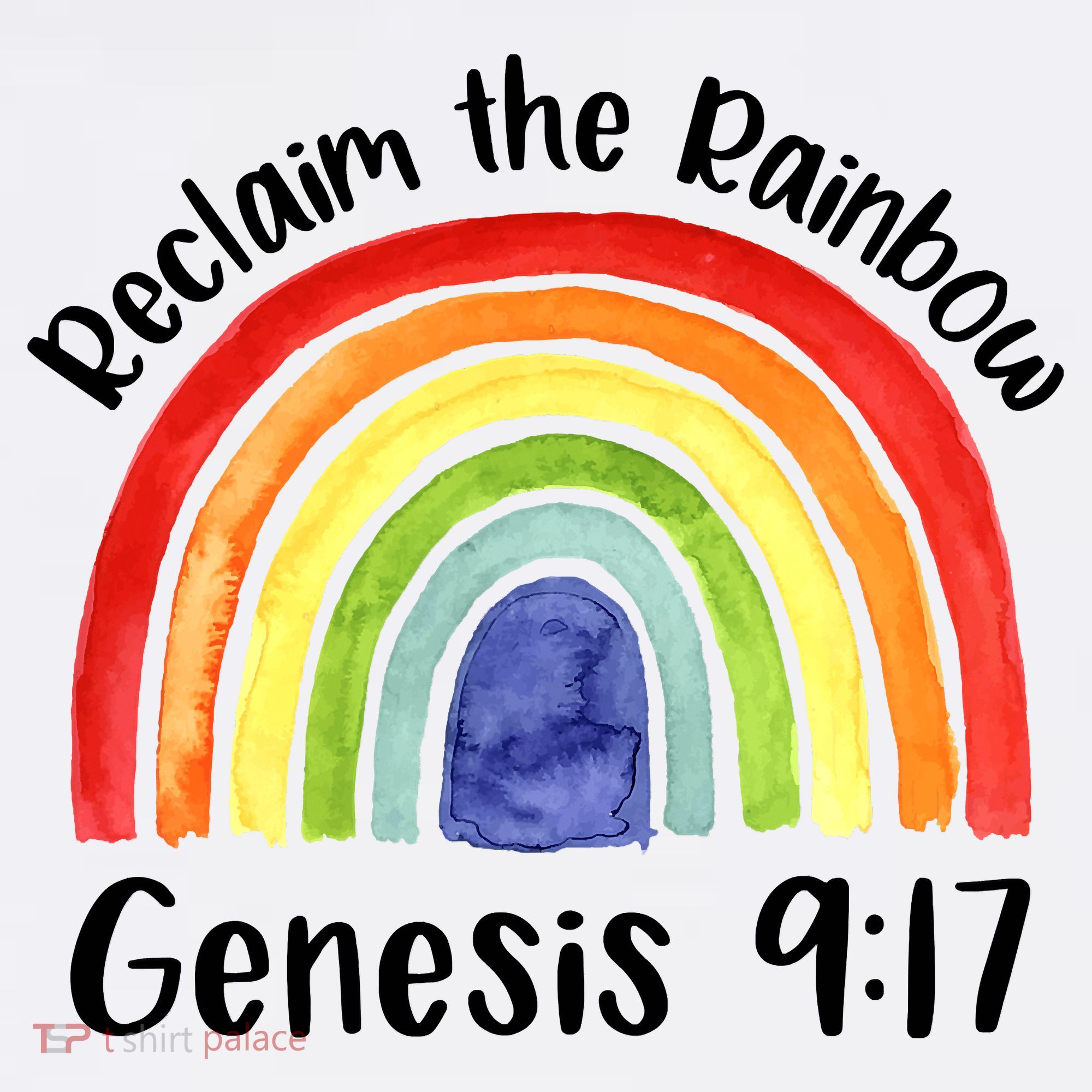 Christian Reclaim The Rainbow Jesus Lover Proverb Tee Baby Bodysuit
