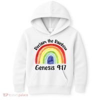 Christian Reclaim The Rainbow Jesus Lover Proverb Tee Kids Hoodie thumb 0