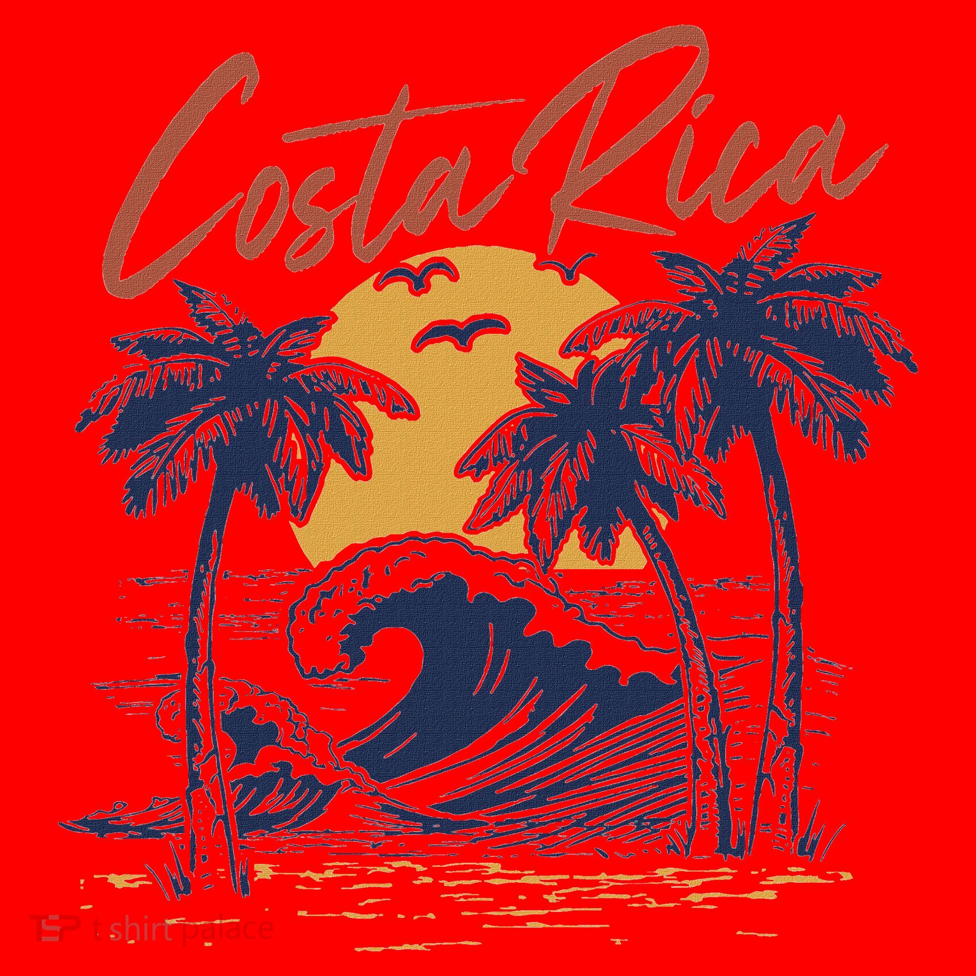 Costa Rica Tropical Santa Hat