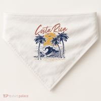 Costa Rica Tropical USA-Made Doggie Bandana thumb 0
