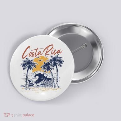 Costa Rica Tropical Button