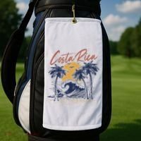 Costa Rica Tropical Golf Towel thumb 2
