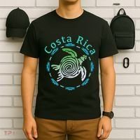 Costa Rica Tee Vintage Tribal Turtle T-Shirt thumb 6