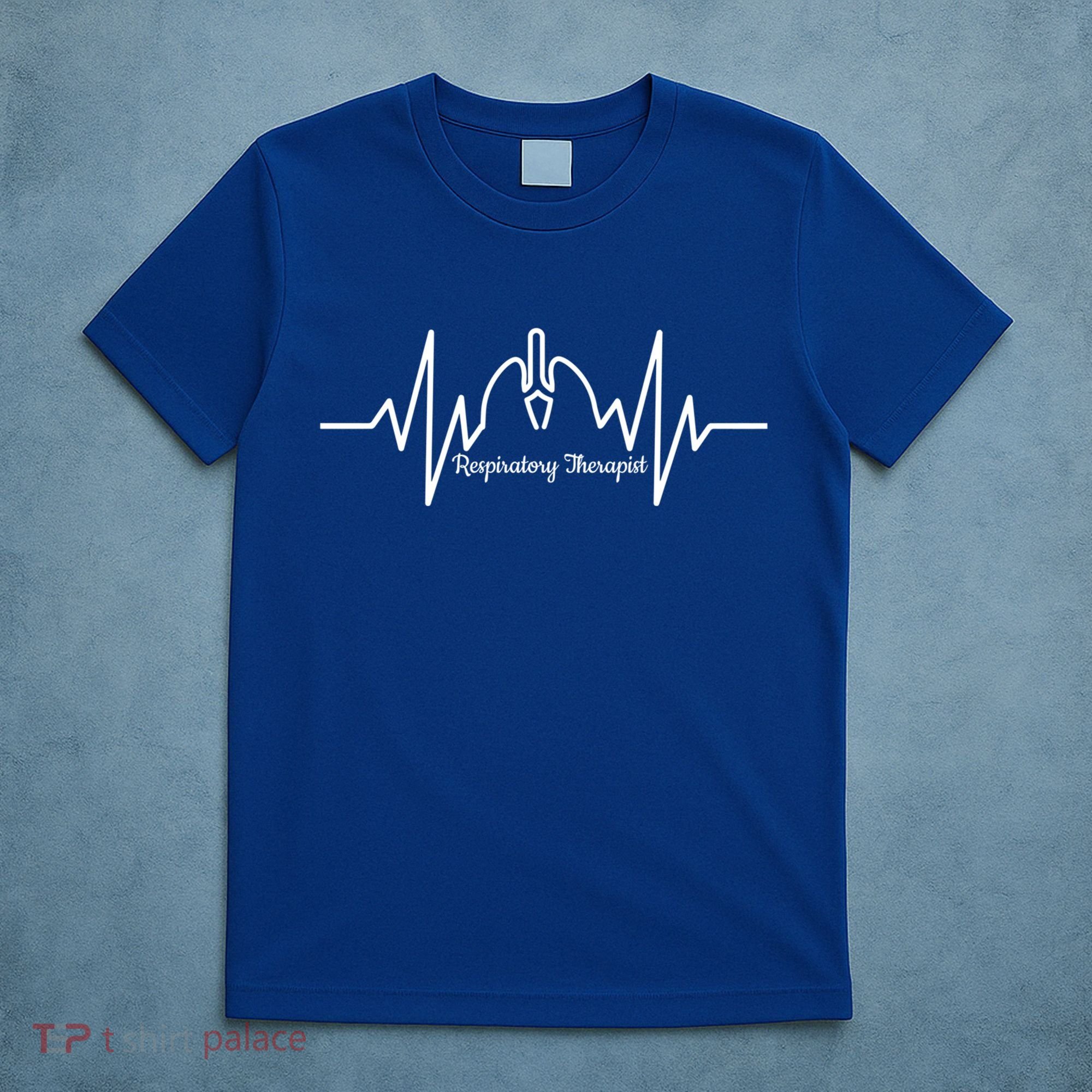 Cute Respiratory Therapist Ekg Heartbeat And Lungs Gift T-Shirt