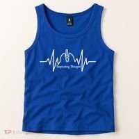 Cute Respiratory Therapist Ekg Heartbeat And Lungs Gift Tank Top thumb 2