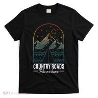 Country Roads Take Me Home Country Roads Retro Country T-Shirt thumb 0