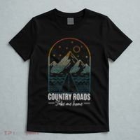 Country Roads Take Me Home Country Roads Retro Country T-Shirt thumb 5