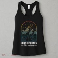 Country Roads Take Me Home Country Roads Retro Country Women's Tank Top thumb 3