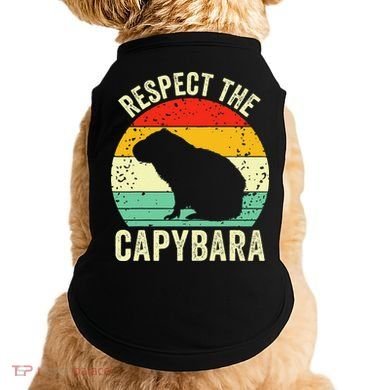 Capybaras Respect The Capybara Cavy Rodent Lover  Doggie Tank
