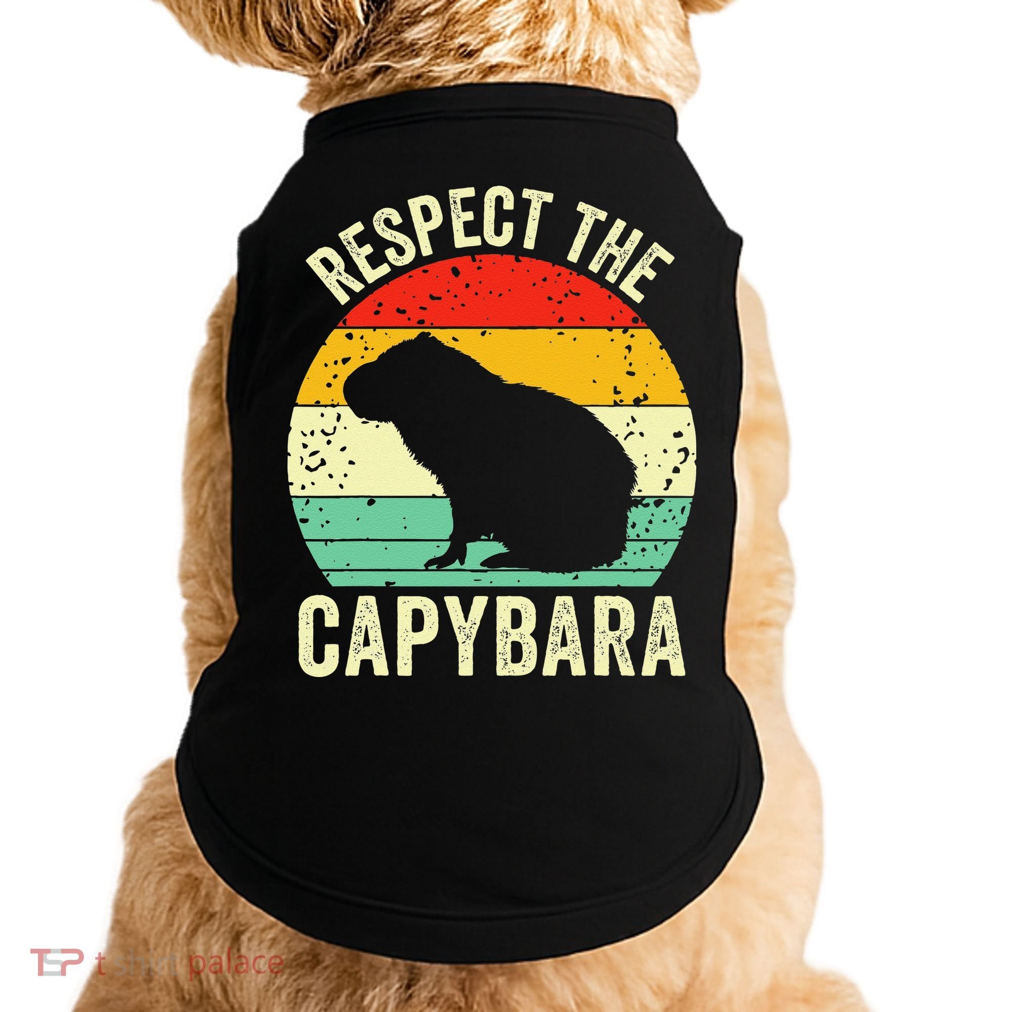 Capybaras Respect The Capybara Cavy Rodent Lover  Doggie Tank