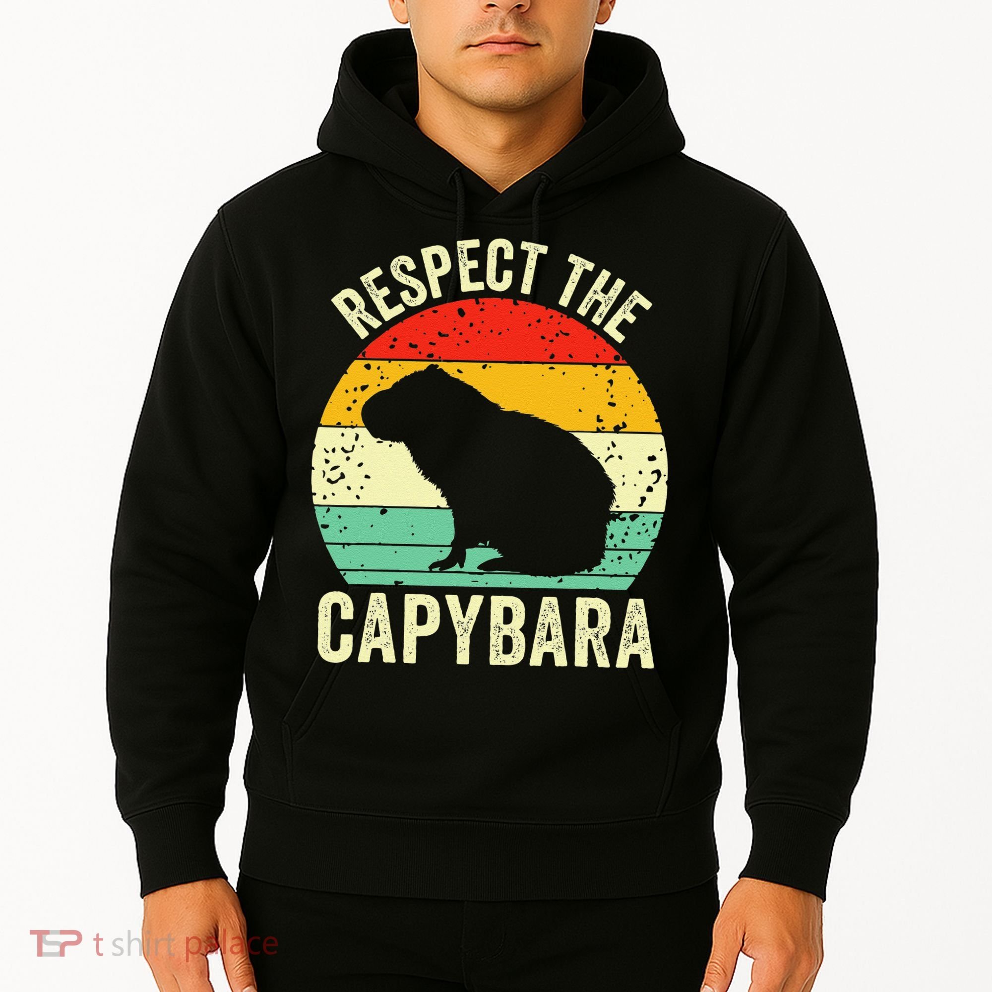 Capybaras Respect The Capybara Cavy Rodent Lover  Hoodie