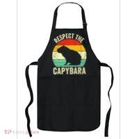 Capybaras Respect The Capybara Cavy Rodent Lover  Apron thumb 0