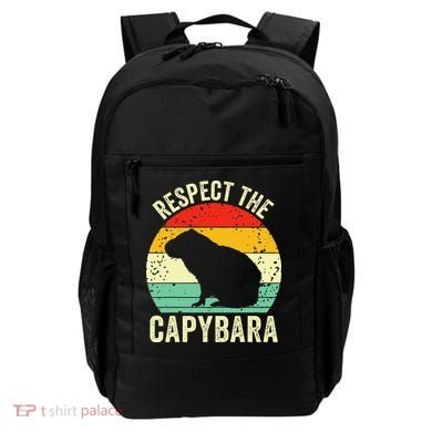 Capybaras Respect The Capybara Cavy Rodent Lover  Backpack