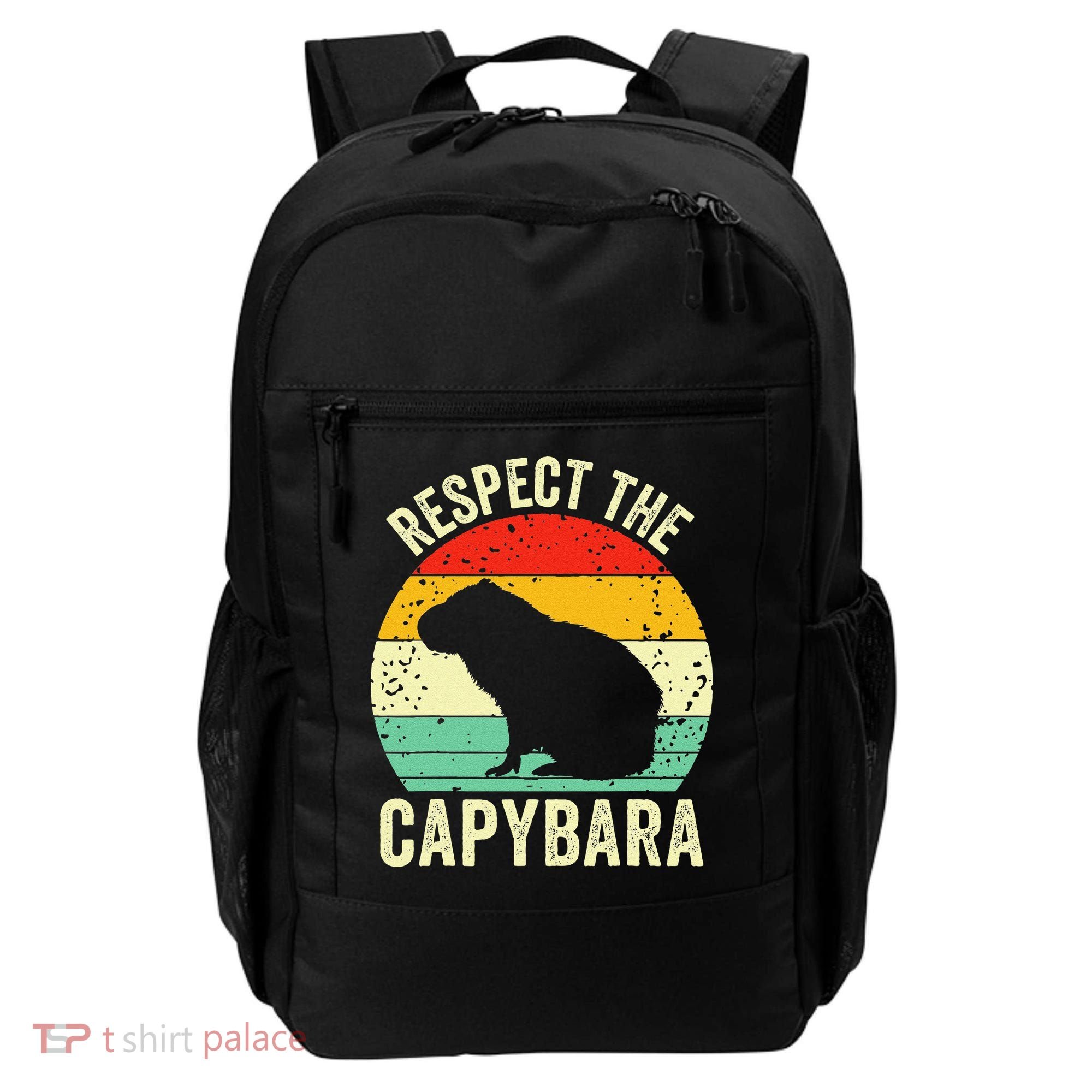 Capybaras Respect The Capybara Cavy Rodent Lover  Backpack