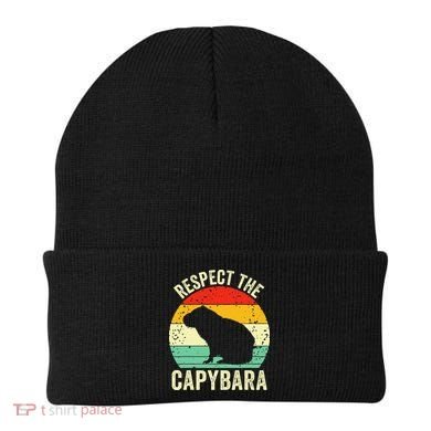 Capybaras Respect The Capybara Cavy Rodent Lover  Beanie