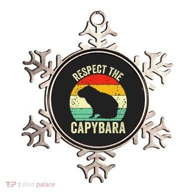 Capybaras Respect The Capybara Cavy Rodent Lover  Ornament