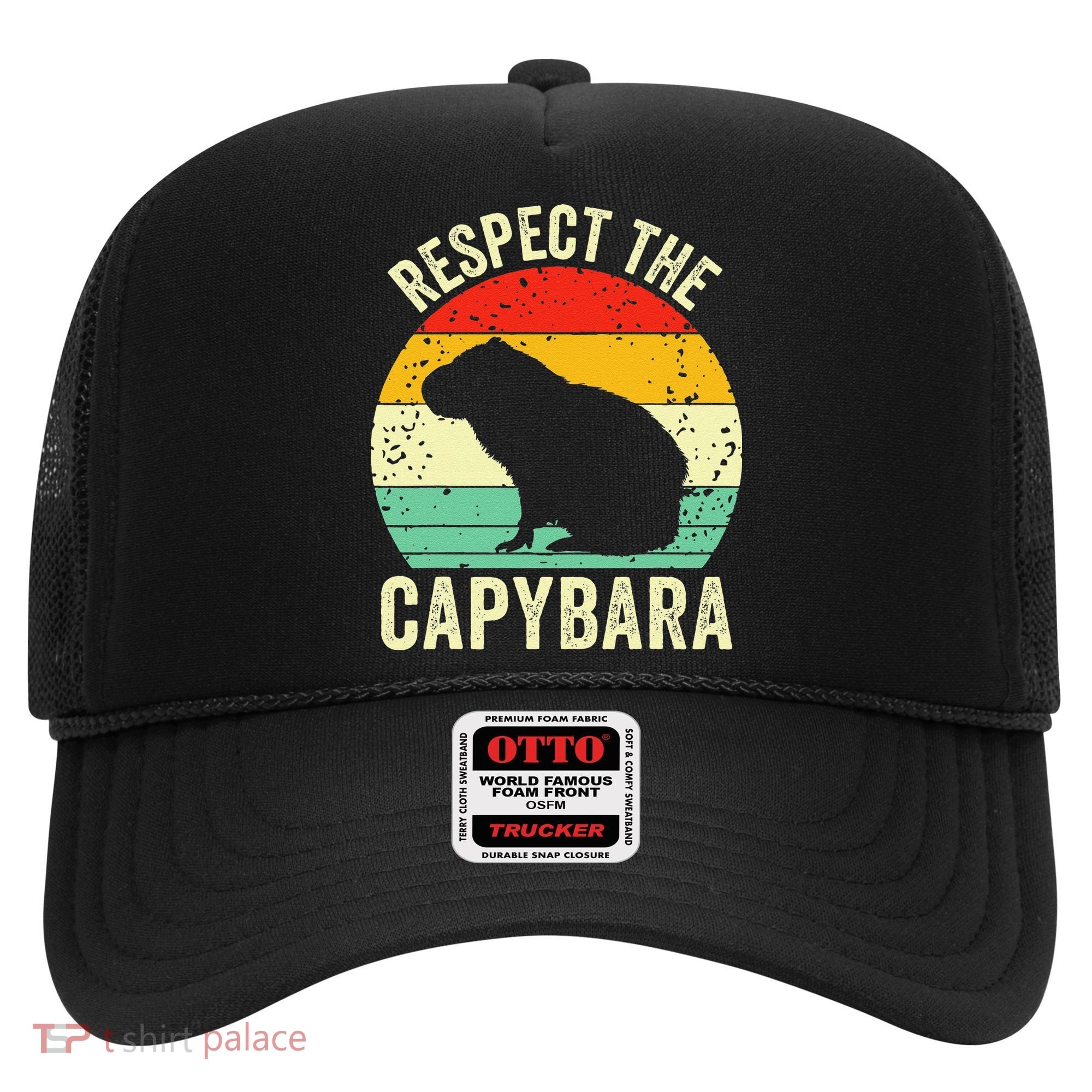 Capybaras Respect The Capybara Cavy Rodent Lover  Hat
