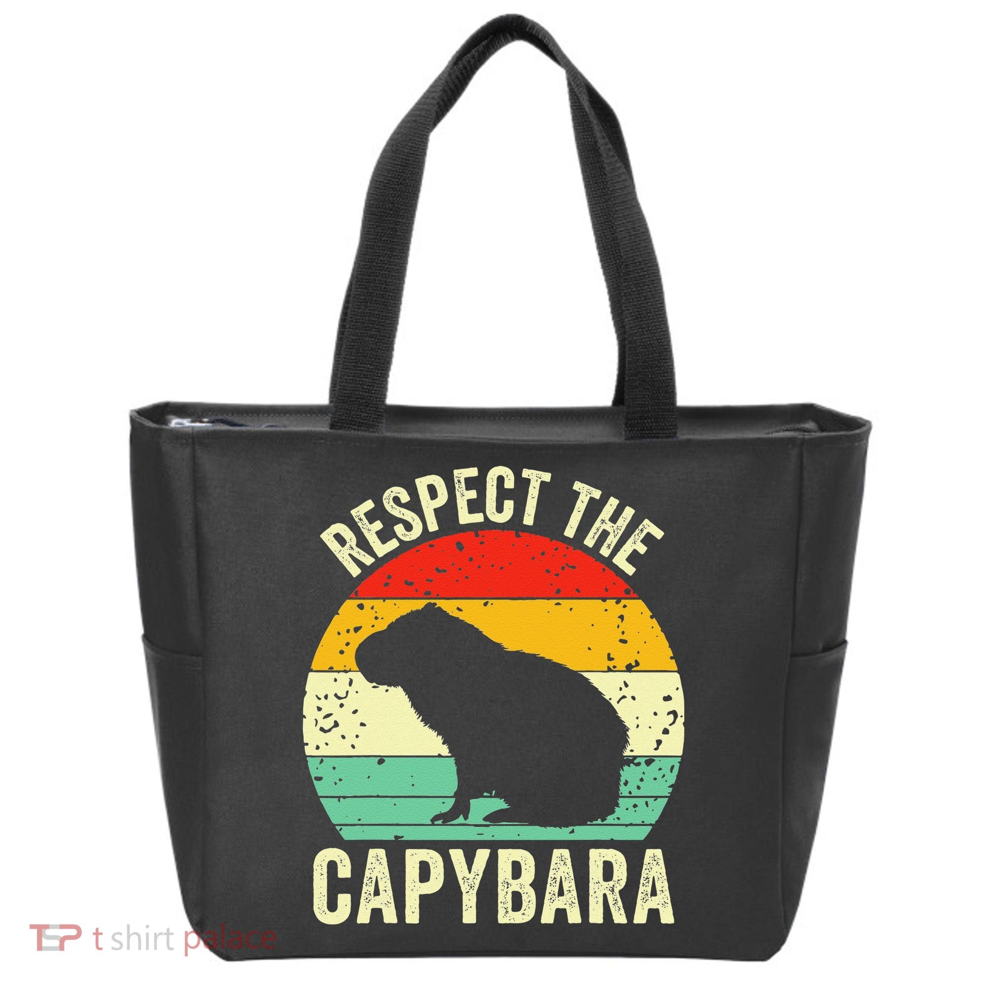 Capybaras Respect The Capybara Cavy Rodent Lover  Tote Bag