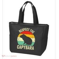 Capybaras Respect The Capybara Cavy Rodent Lover  Tote Bag thumb 3