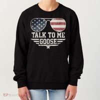 Cool Retro Talk To Me Goose Gift Women's Sweatshirt thumb 0