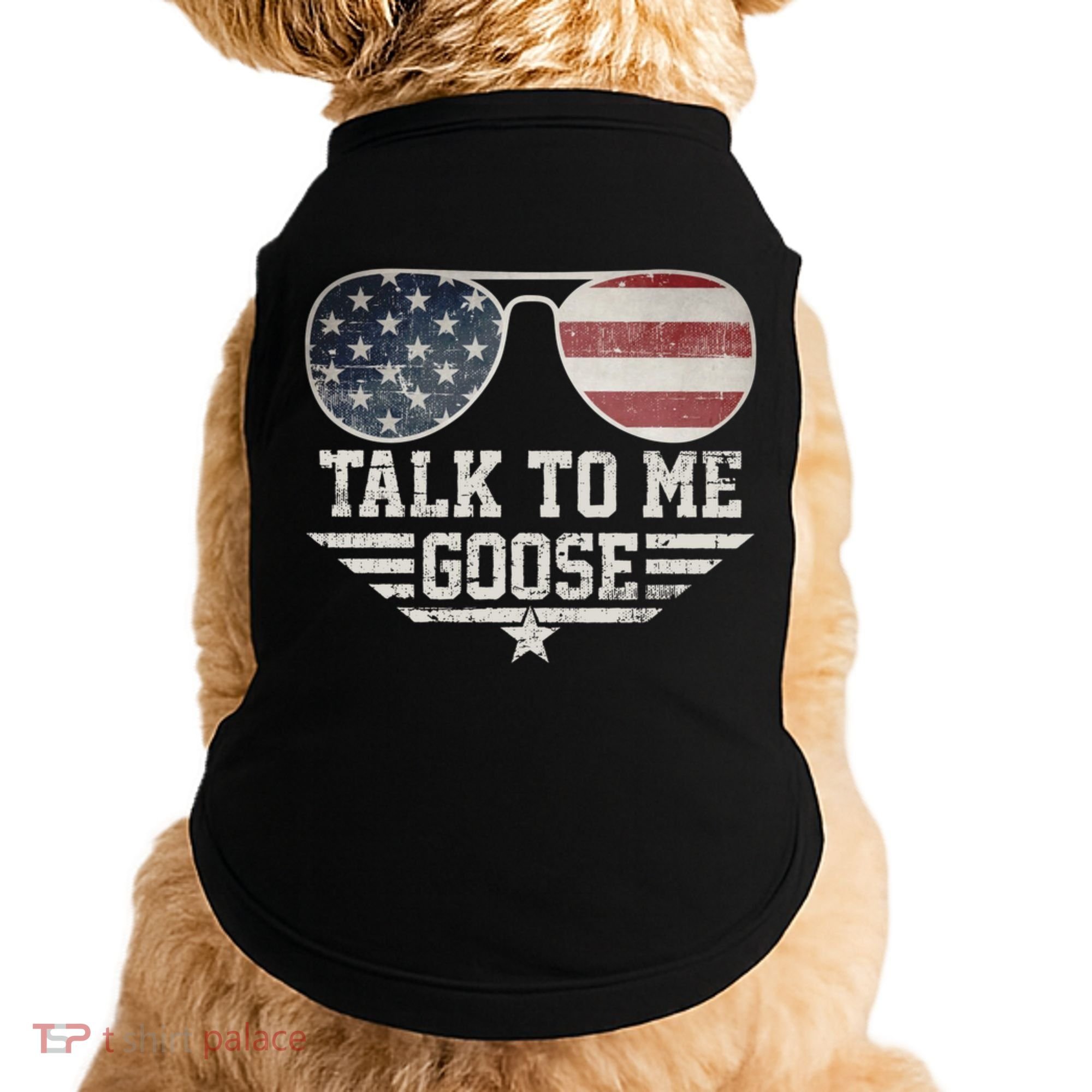Cool Retro Talk To Me Goose Gift Doggie Tank