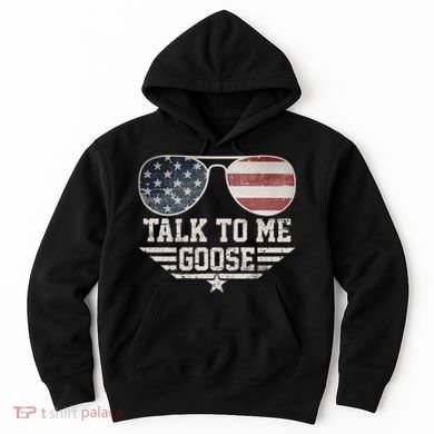 Cool Retro Talk To Me Goose Gift Hoodie