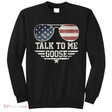 Cool Retro Talk To Me Goose Gift Sweatshirt